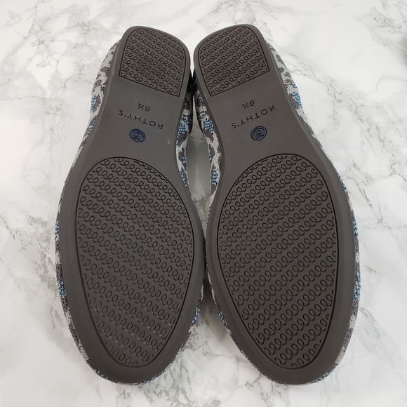 Rothy's Leopard Round Toe Flats Shoes - Picture 7 of 11